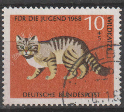 GERMANY 1968 Youth Hostel - Endangered Animals ULH SG 1454
