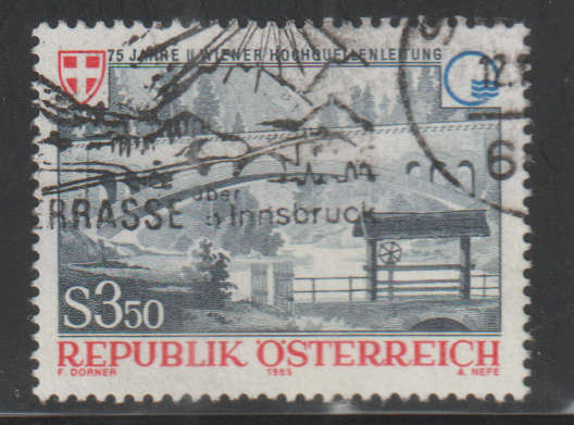 AUSTRIA 1985 The 75th Anniversary of the Second Viennese Mountain Spring Water Supply LinUNH SG 2073