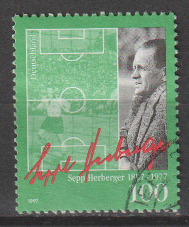 GERMANY 1997 The 100th Anniversary of the Birth of Sepp Herberger, Football coach and PlaULH SG 2752