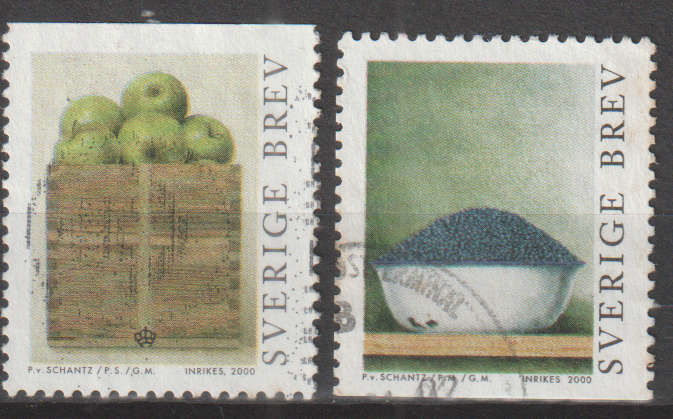 SWEDEN 2000 Paintings by Philip von Schantz ULH SG 2101/2