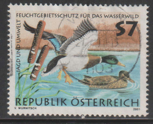 AUSTRIA 2001 Birds - Hunting and Environment UNH SG 2579