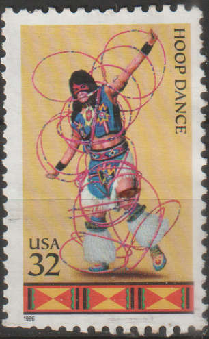 USA 1996 American Indian Dances Issue ULH SG 3211