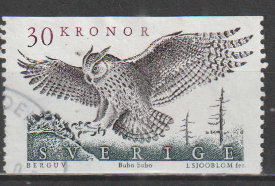 SWEDEN 1989 Eagle Owl ULH SG 1469