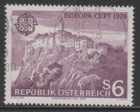 AUSTRIA 1978 EUROPA Stamps - Monuments UNH SG 1807