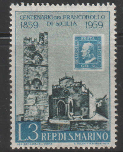 THEMATIC STAMPS ON STAMPS SAN MARINO MM