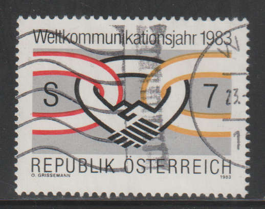 AUSTRIA 1983 International Year of Communications UNH SG 1955