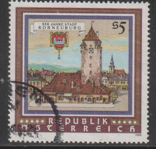 AUSTRIA 1986 The 850th Anniversary of the City of Korneuburg UNH SG 2085