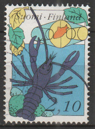 FINLAND  1991 Fishing ULH SG 1255