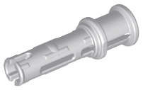 ORIGINAL LEGO  Lego (U) ~ Technic Pin 3L with Friction Ridges and Stop Bush ~ [Light Bluish Gray]