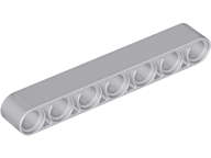 ORIGINAL LEGO Technic, Liftarm Thick 1 x 7 USED LIGHT BLUEISH GRAY