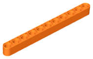 ORIGINAL LEGO Technic, Liftarm Thick 1 x 11 USED ORANGE