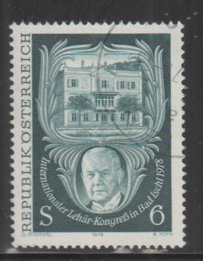 AUSTRIA 1978 International Lehár Congress in Bad Ischl UNH SG 1811