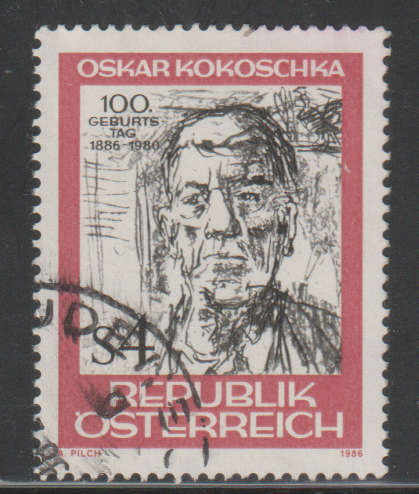 AUSTRIA 1986 The 100th Anniversary of the Birth of Oskar Kokoschka UNH SG 2086