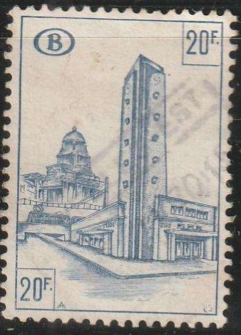 BELGIUM RAIL PARCEL STAMP ULH