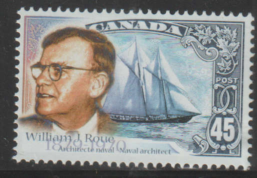 CANADA 1998 William James Roue (Naval Architect) Commemoration, 1879-1970 UMM SG 1809