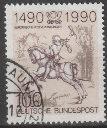 GERMANY 1990 The 500th Anniversary of Postal Communication in Europe ULH SG 227