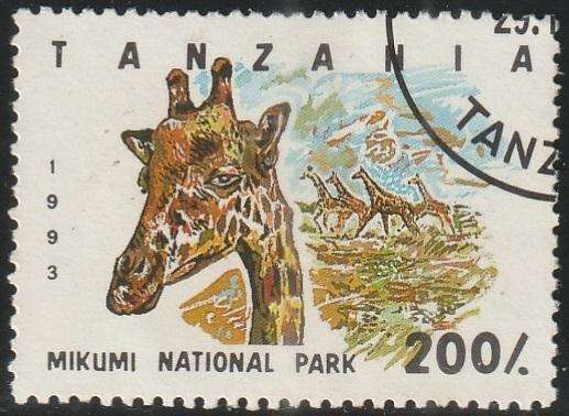 TANZANIA 1993 National Parks VFU SG 1694