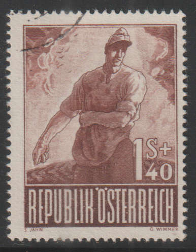 AUSTRIA 1947 Prisoners of War Charity Stamps UNH SG 1068