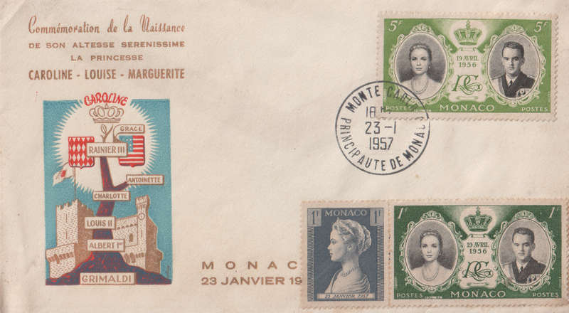 POSTAL HISTORY MONACO