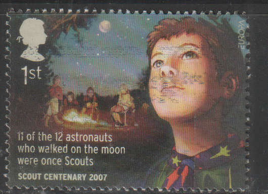 ENGLAND 2007 EUROPA Stamps - The 100th Anniversary of Scouting ULH SG 2758