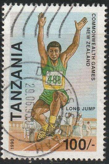 TANZANIA 1990 Commonwealth Games, New Zealand VFU SG 820
