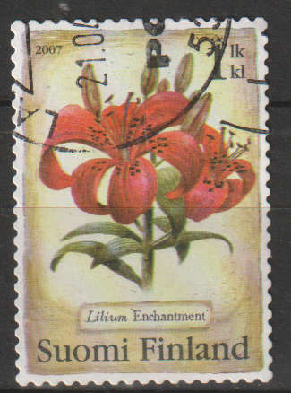 FINLAND 2007 Candlestick Lily ULH SG 1859