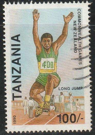 TANZANIA 1990 Commonwealth Games, New Zealand VFU SG 820