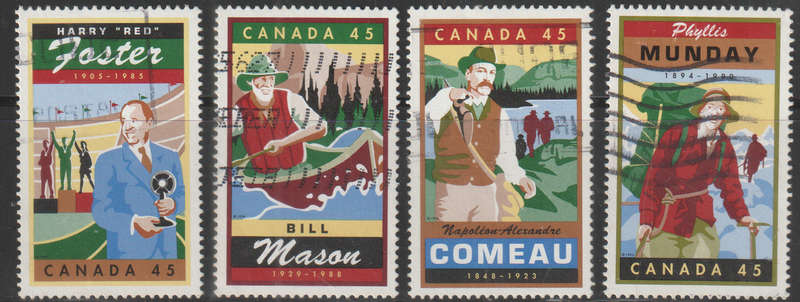 CANADA 1998 Legendary Canadians ULH SG 1821-4