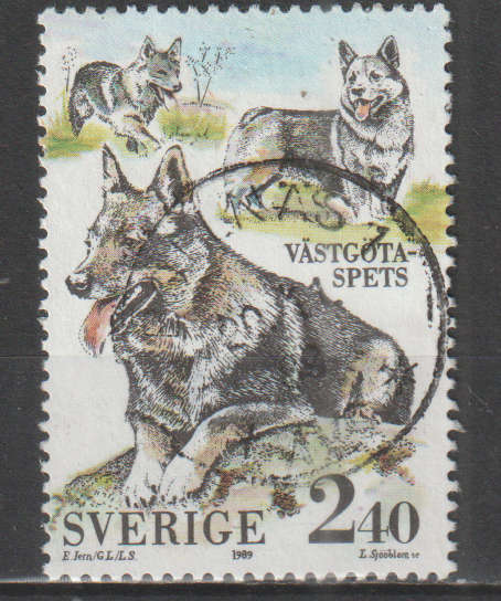 SWEDEN 1989 Swedish Dogs ULH SG 1475
