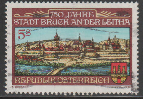 AUSTRIA 1989 The 750th Anniversary of Bruck an der Leitha UNH SG 2189