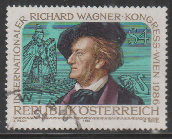 AUSTRIA 1986 International Richard Wagner Convention UNH SG 2094
