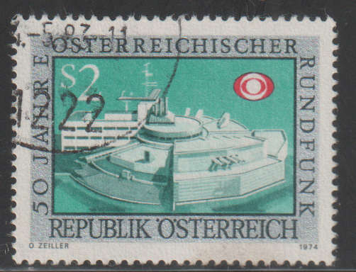 AUSTRIA 1974 The 50th Anniversary of the Austrian Broadcasting Corporation UNH SG 1717