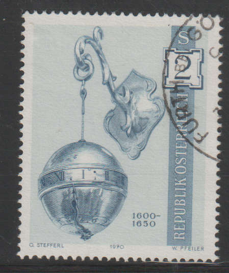 AUSTRIA 1970 Antique Watches UNH SG 1581