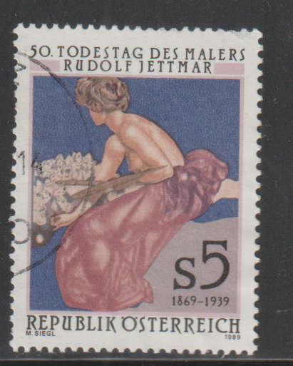 AUSTRIA 1989 The 50th Anniversary of the Death of Rudolf Jettmar UNH SG 2188