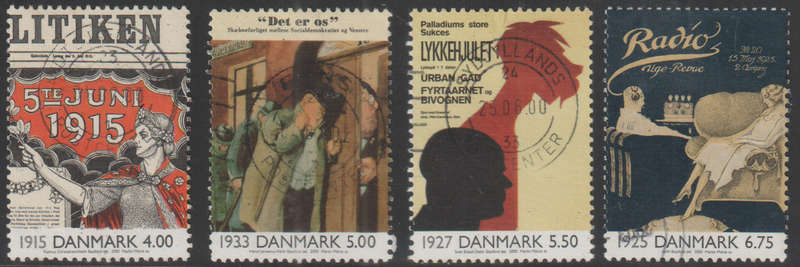 DENMARK 2000 Danish History ULH SG 1207-10
