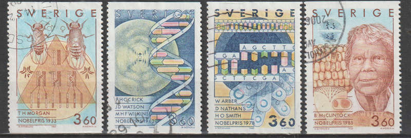 SWEDEN 1989 Nobel Laureates - Physiology or Medicine ULH SG 1482-5
