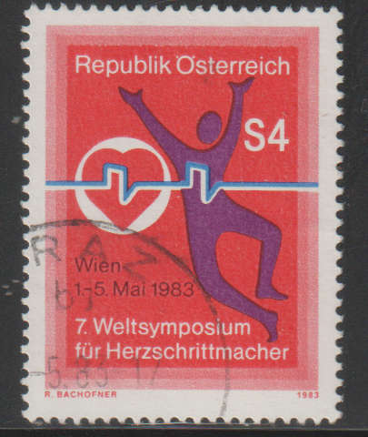 AUSTRIA 1983 The 7th International Symposium on Pacemakers UNH SG 1961