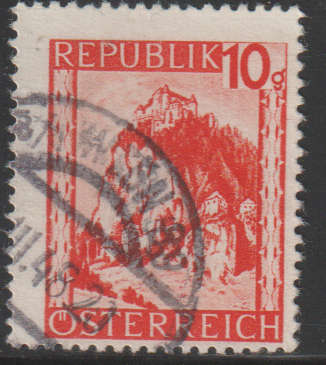 AUSTRIA 1947 Landscapes Stamps of 1945-1947 in New Colors UNH SG 1074