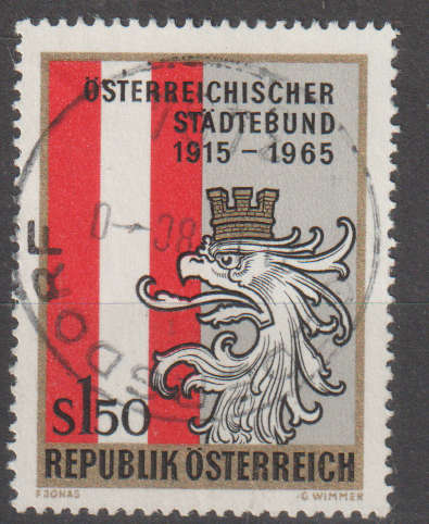 AUSTRIA 1965 The 50th Anniversary of the Austrian Association of Cities and Towns ULH SG 1458