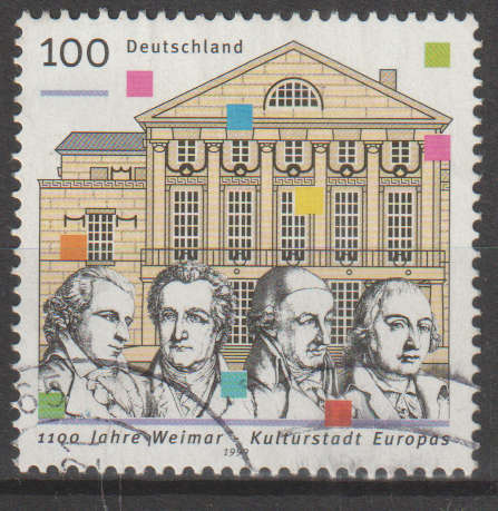GERMANY 1999 The 1100th Anniversary of Wiemar - European Capital of Culture ULH SG 2882