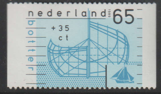 NETHERLANDS 1989 Summer Stamps Historical Ships UMM SG 1553 BOOKLET