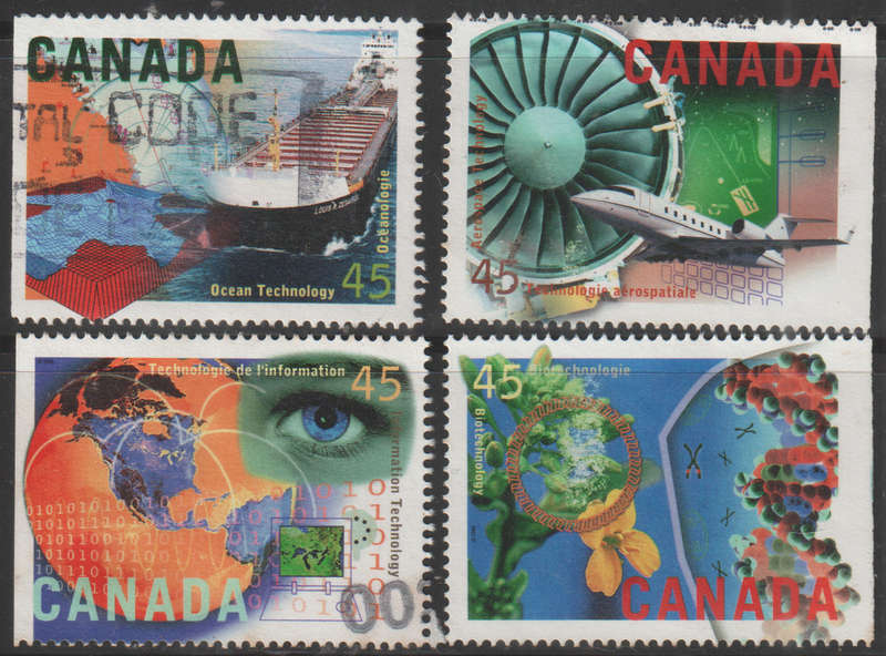 CANADA 1996 High Technology Industries ULH SG 1677-80