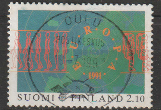 FINLAND 1991 EUROPA Stamps - European Aerospace ULH SG 1260