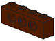 LEGO USED Technic, Brick 1 x 4 with Holes BROWN