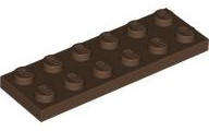 LEGO USED Plate 2 x 6 BROWN