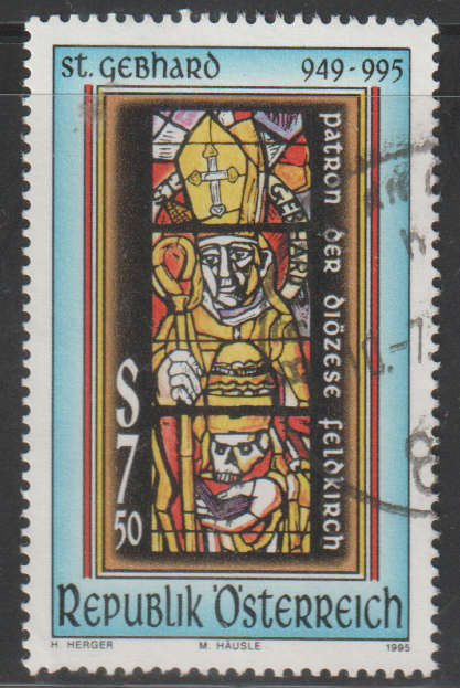 AUSTRIA 1995 The 1000th Anniversary of the Death of St. Gebhard UNH SG 2404