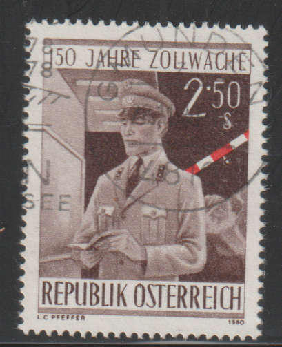 AUSTRIA 1980 The 150th Anniversary of the Austrian Customs Guard UNH SG 1884