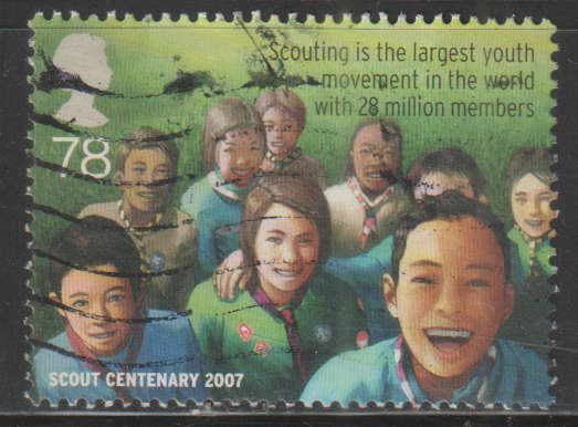 ENGLAND 2007 EUROPA Stamps - The 100th Anniversary of Scouting ULH SG 2763