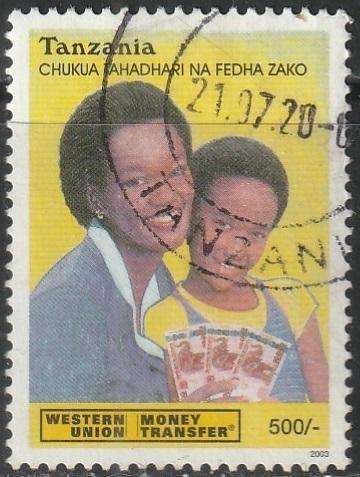 TANZANIA 2004 Telegraph Company and Money Transfer "Western Union" VFU SG 2392