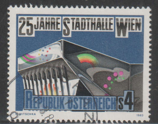 AUSTRIA 1983 The 25th Anniversary of Vienna Stadthalle UNH SG 1967